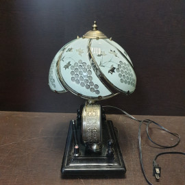 Настольная лампа с часами (работает). . Картинка 3